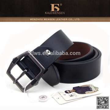 Cinturón ancho negro de cuero Formal PU